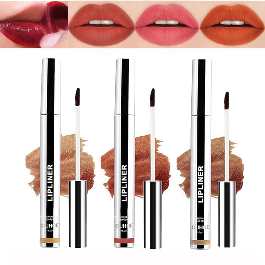 Pack de 3 - Delineador de labios mate de larga duración