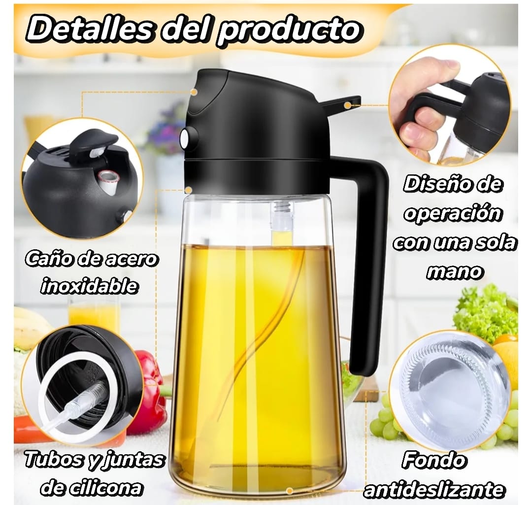 Set de 2 Aceiteras en Spray - Cocina sin Excesos